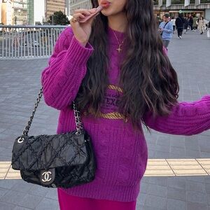 Vintage Wool Cable Knit Sweater